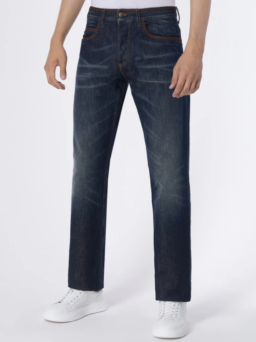Джинсы Regular Fit хлопковые JUST CAVALLI