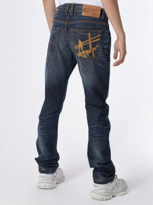 Джинсы Slim Fit хлопковые ANDREW MACKENZIE
