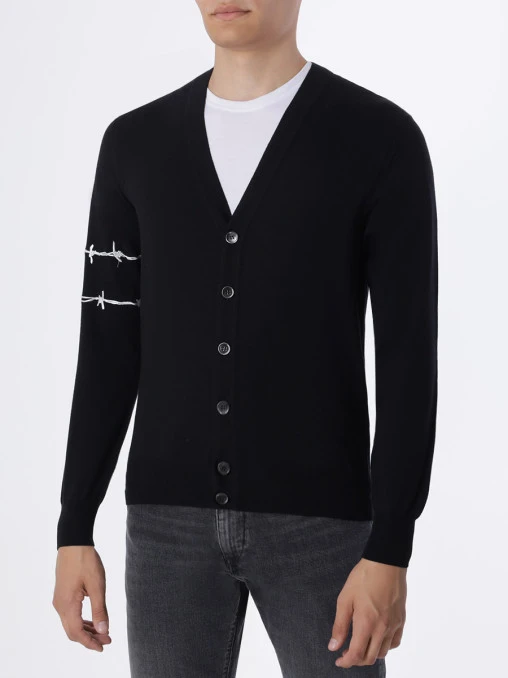 Кардиган шерстяной ALEXANDER MCQUEEN