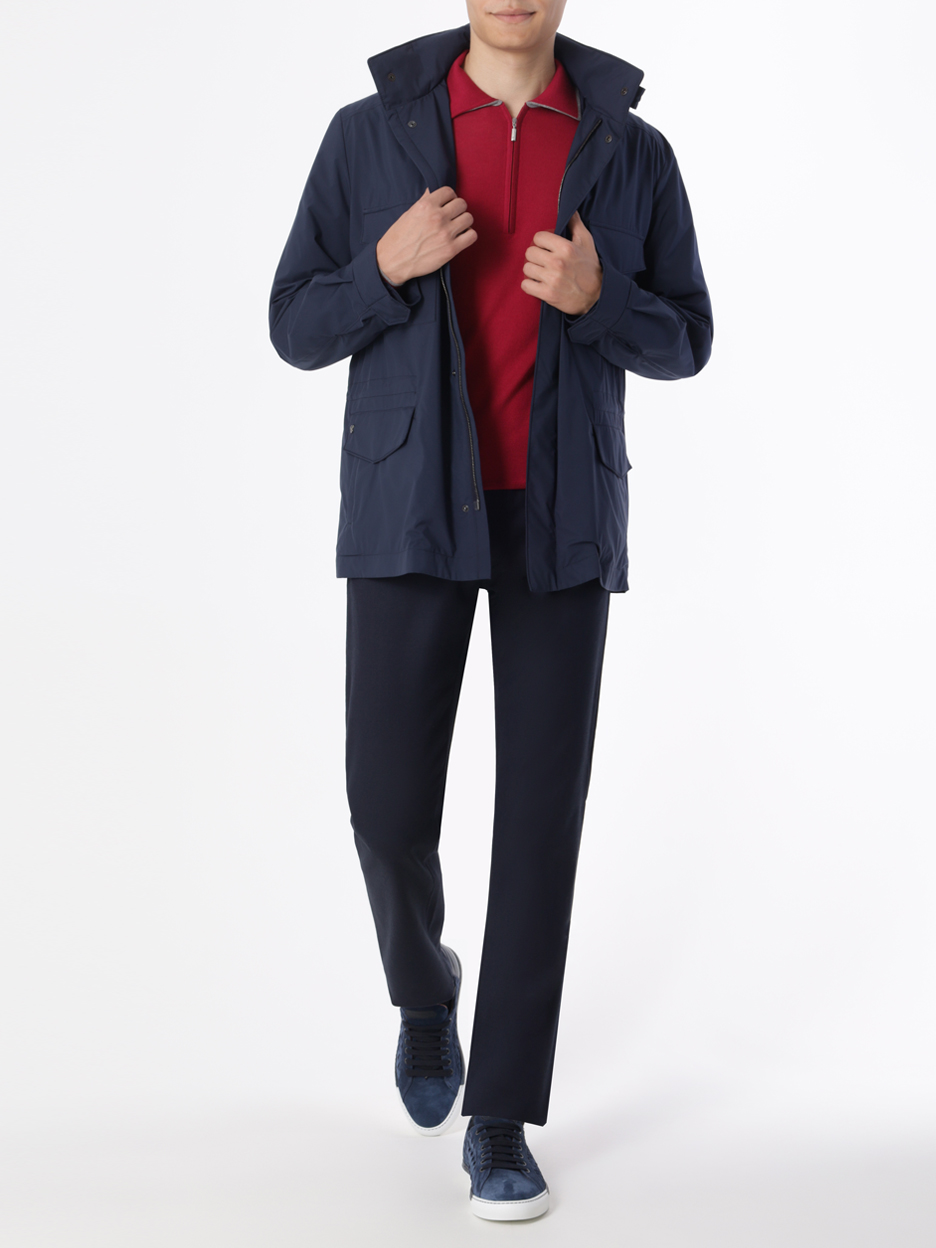 Поло из кашемира и шелка