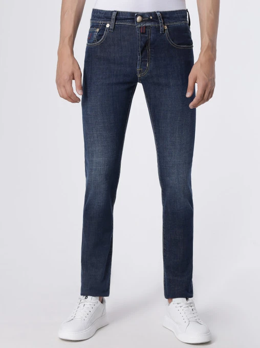 Джинсы Slim Fit хлопковые JACOB COHEN