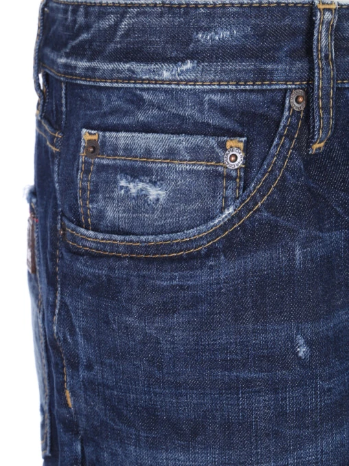 Джинсы Slim Fit хлопковые DSQUARED2