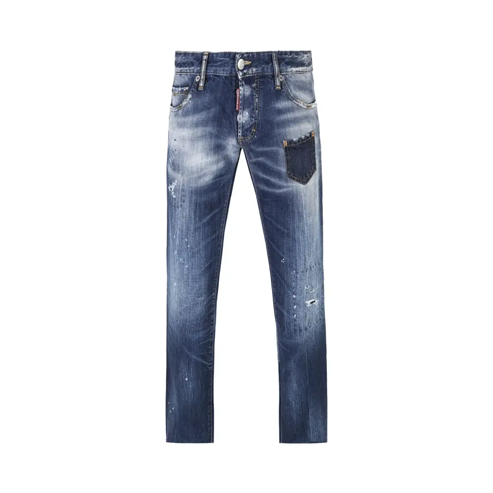 Джинсы Slim Fit хлопковые
