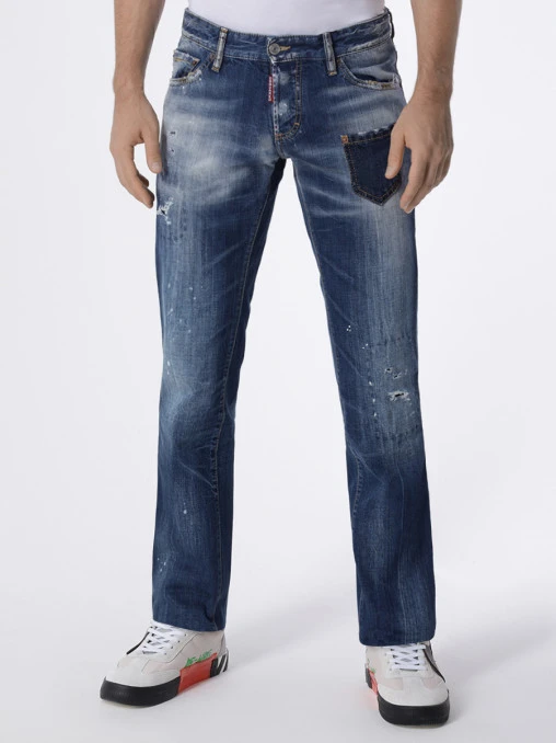 Джинсы Slim Fit хлопковые DSQUARED2