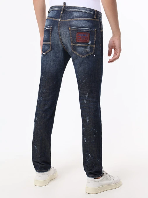 Джинсы Slim Fit хлопковые DSQUARED2