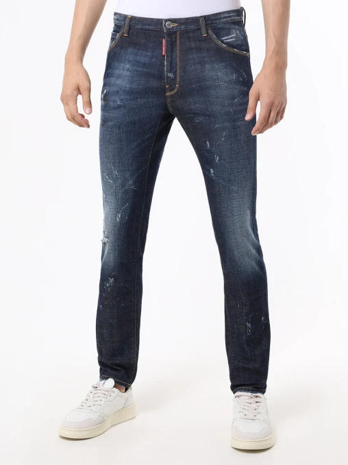 Джинсы Slim Fit хлопковые DSQUARED2