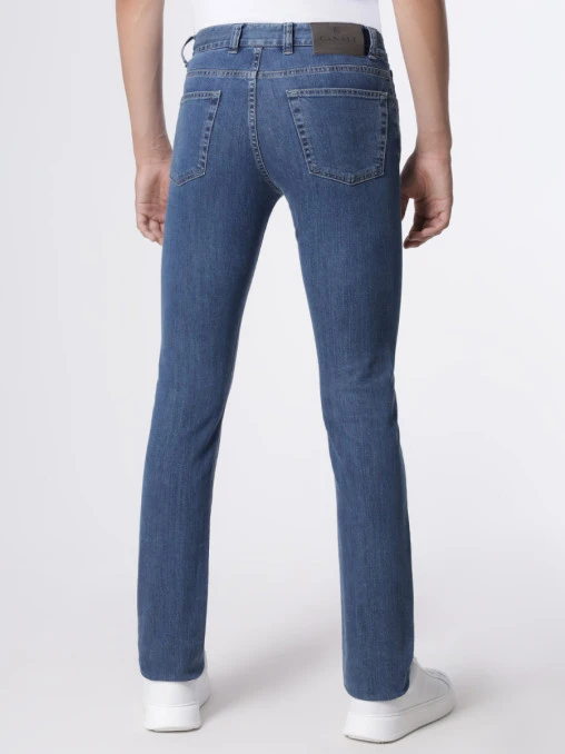 Джинсы Slim Fit хлопковые CANALI
