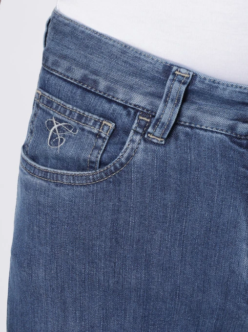 Джинсы Slim Fit хлопковые CANALI