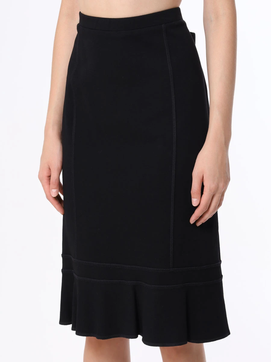 Юбка однотонная