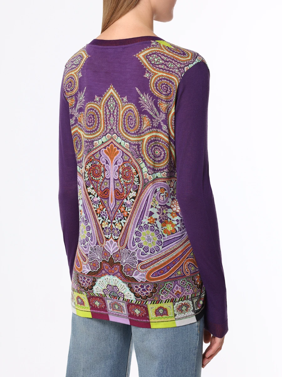 Пуловер шерстяной