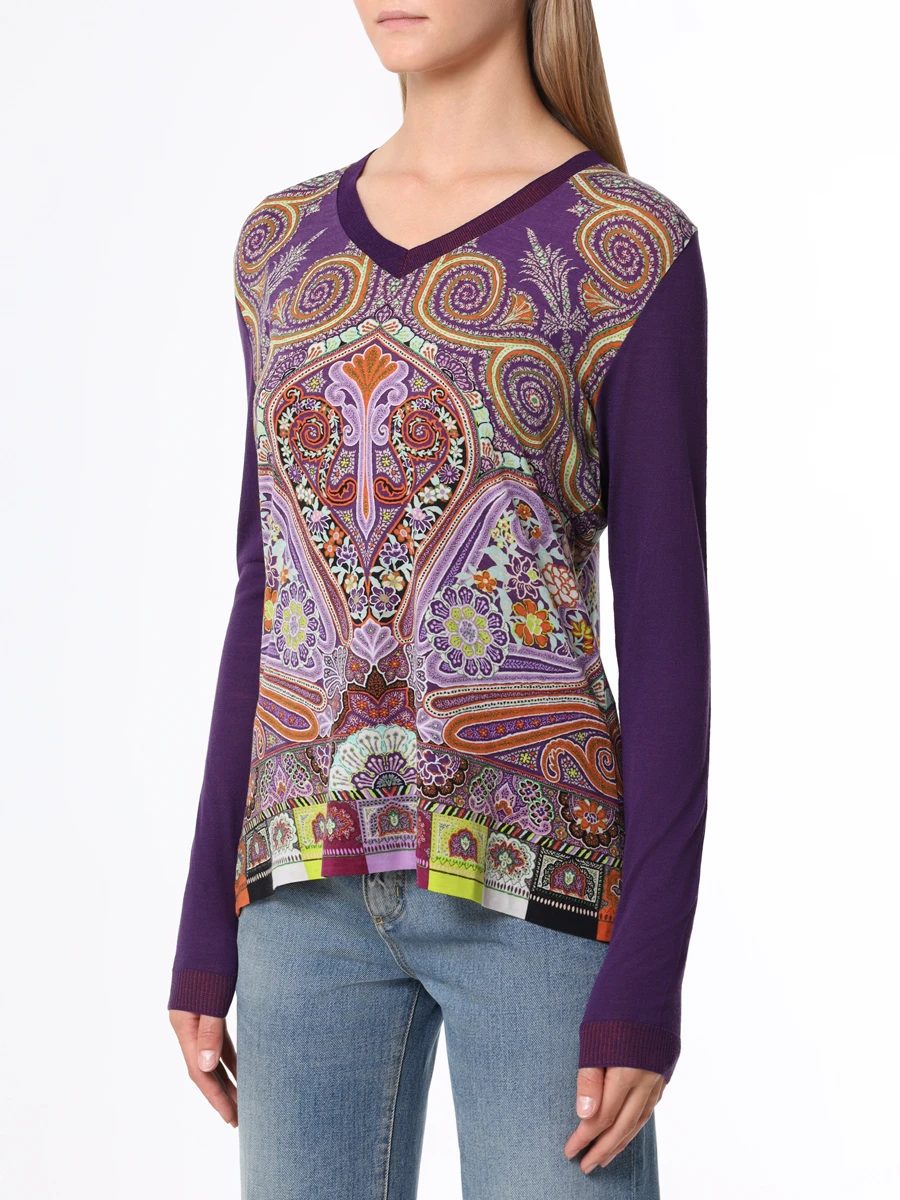 Пуловер шерстяной