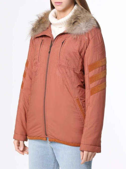 Куртка с мехом JUST CAVALLI