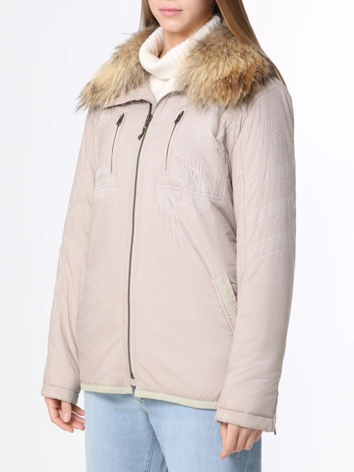 Куртка с мехом JUST CAVALLI