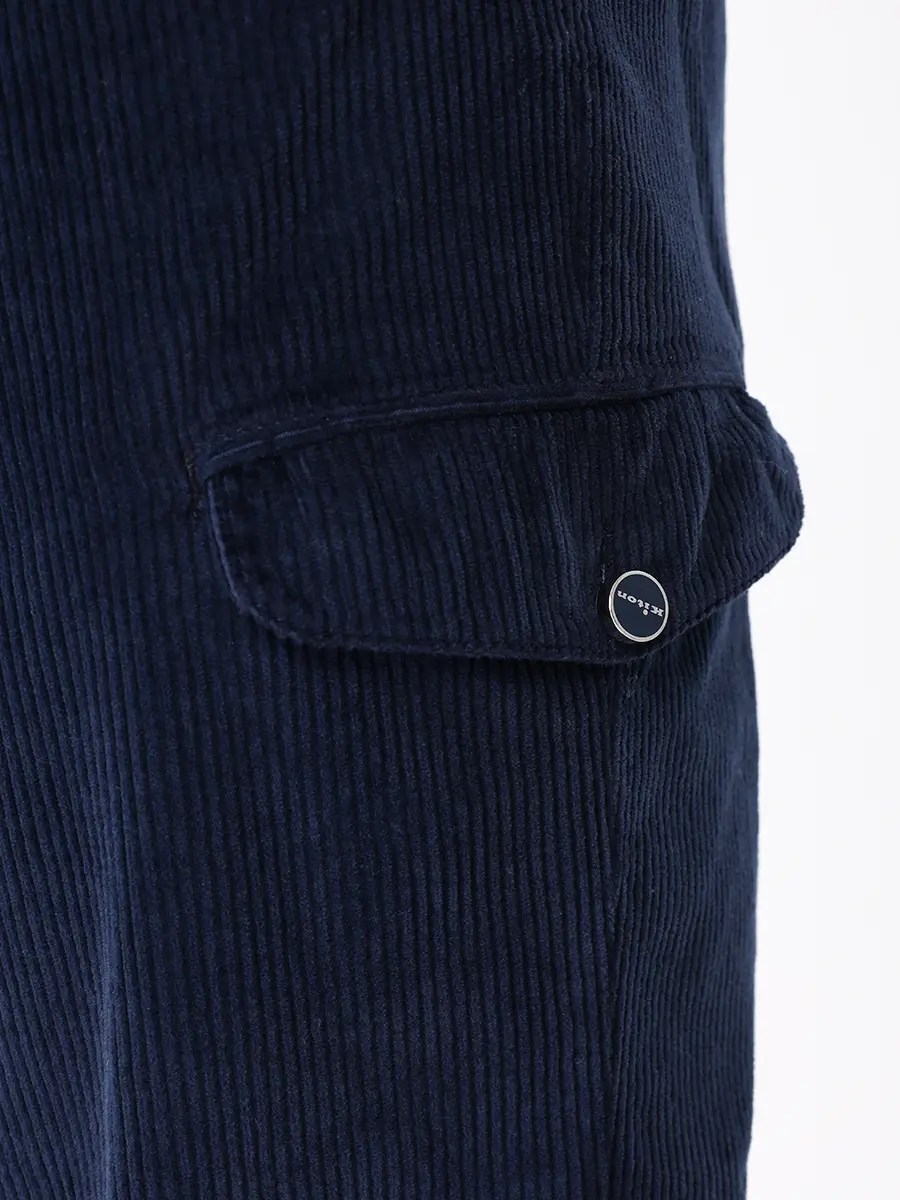 Брюки-карго вельветовые