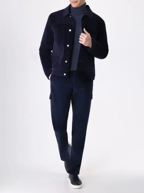 Брюки-карго вельветовые KITON