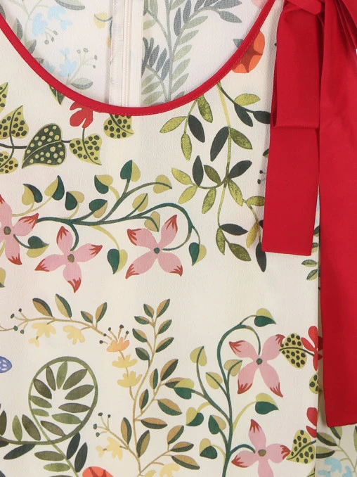 Сарафан с принтом RED VALENTINO