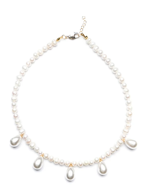 Колье из натурального жемчуга со вставками VERUSCHKA
