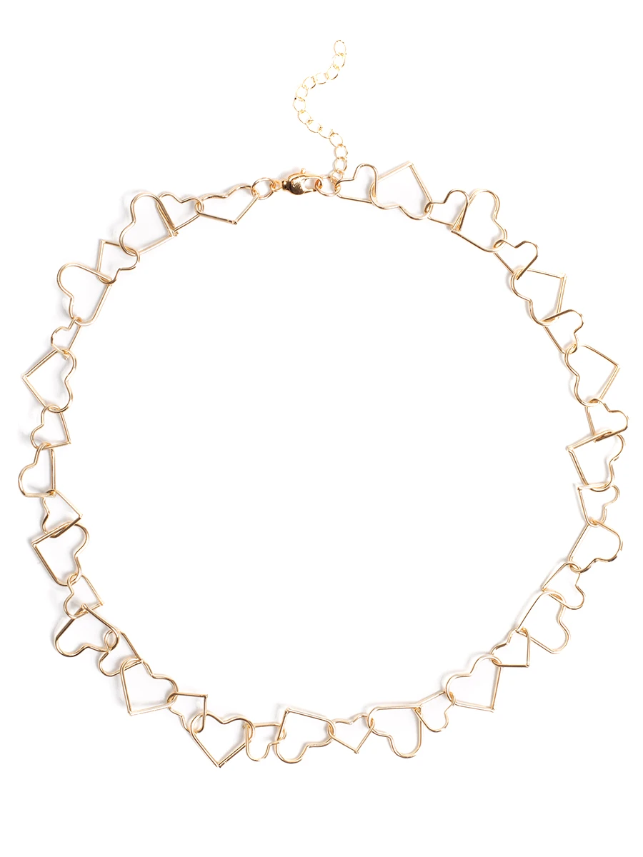 Цепь фактурная “Сердца”