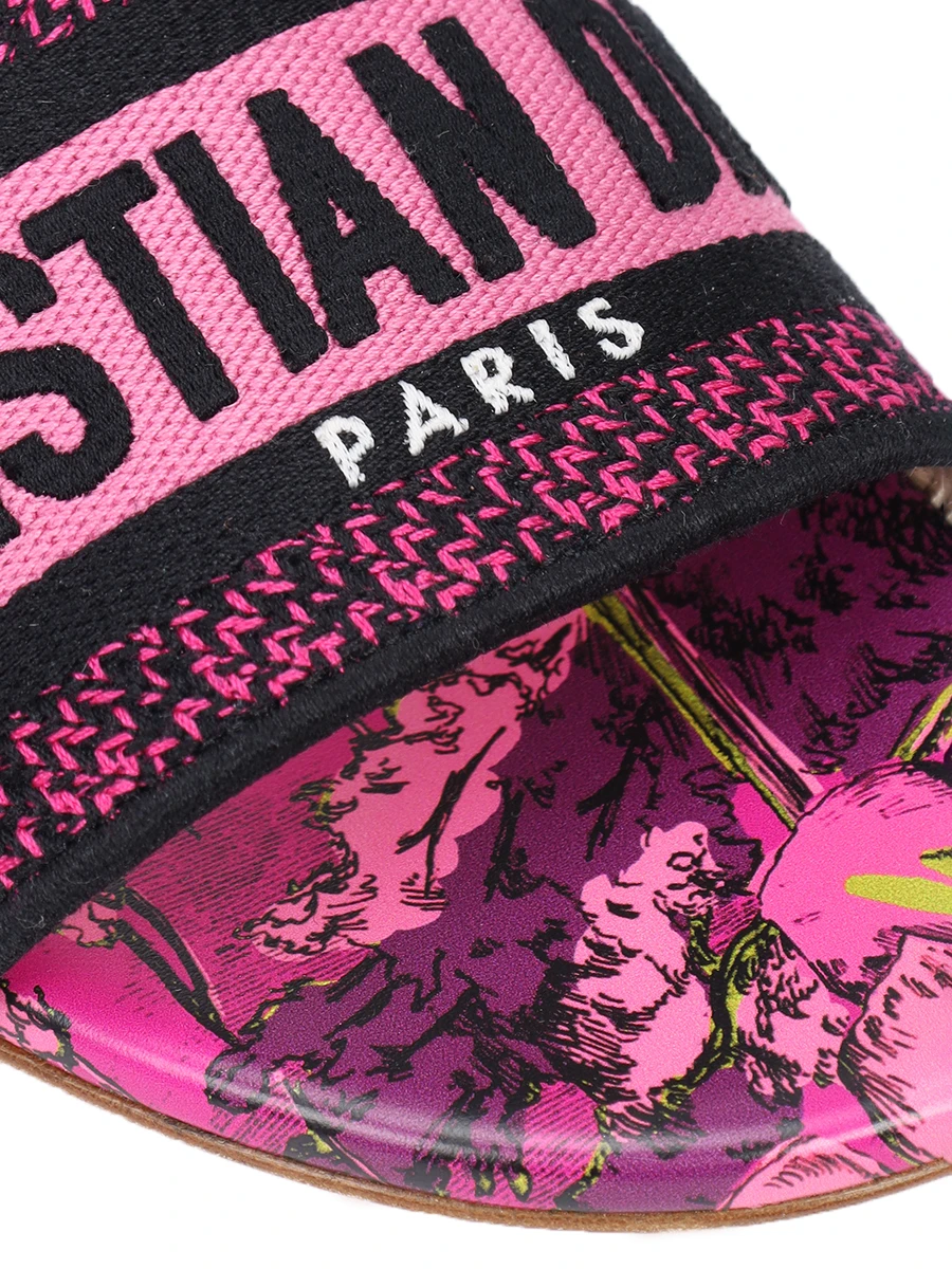 Шлепанцы текстильные