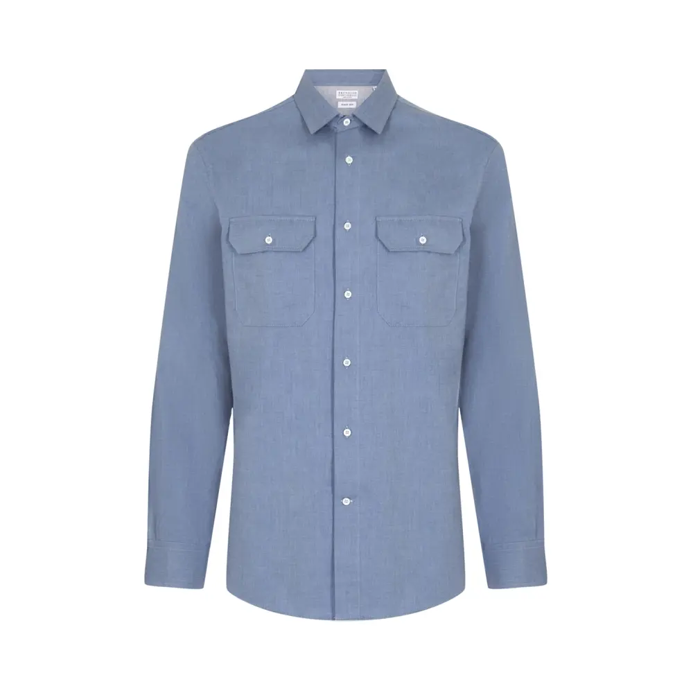 Рубашка Easy Fit хлопковая