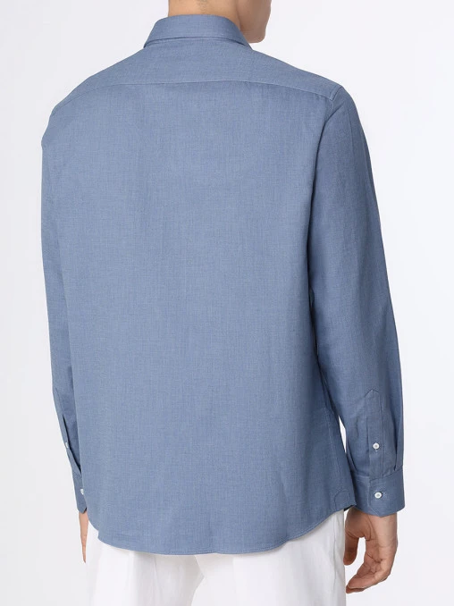 Рубашка Easy Fit хлопковая BRUNELLO CUCINELLI