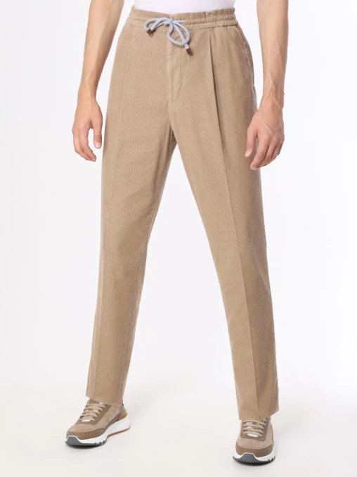 Брюки Leisure Fit вельветовые BRUNELLO CUCINELLI