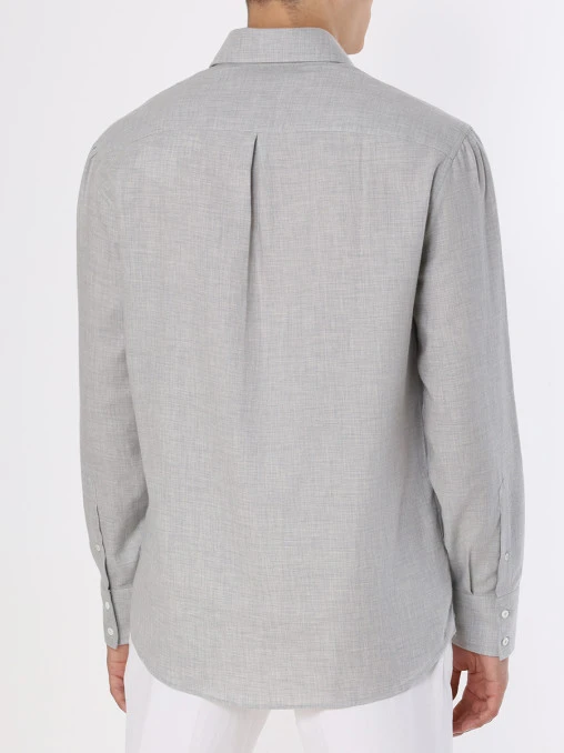 Рубашка Basic Fit хлопковая BRUNELLO CUCINELLI
