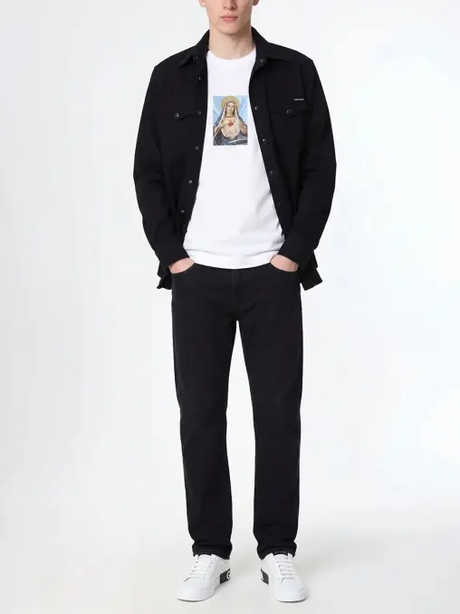 Рубашка Slim Fit джинсовая DOLCE & GABBANA