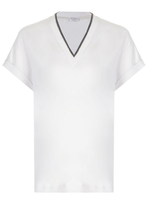 Футболка хлопковая BRUNELLO CUCINELLI