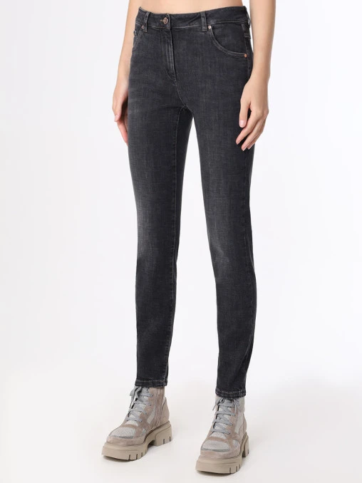 Джинсы Extra Skinny Fit хлопковые BRUNELLO CUCINELLI