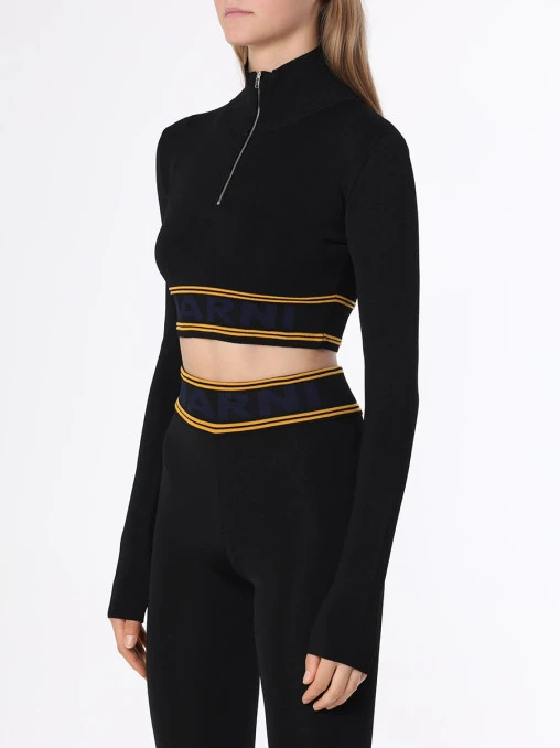 Топ из вискозы MARNI