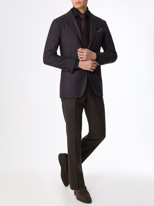 Рубашка Slim Fit хлопковая KITON
