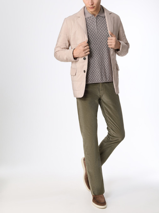 Поло из шерсти и шелка BERTOLO LUXURY MENSWEAR