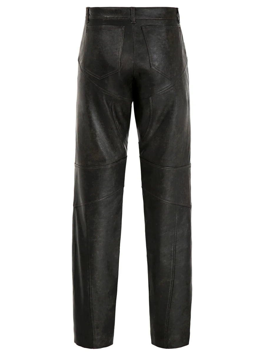 Брюки кожаные
