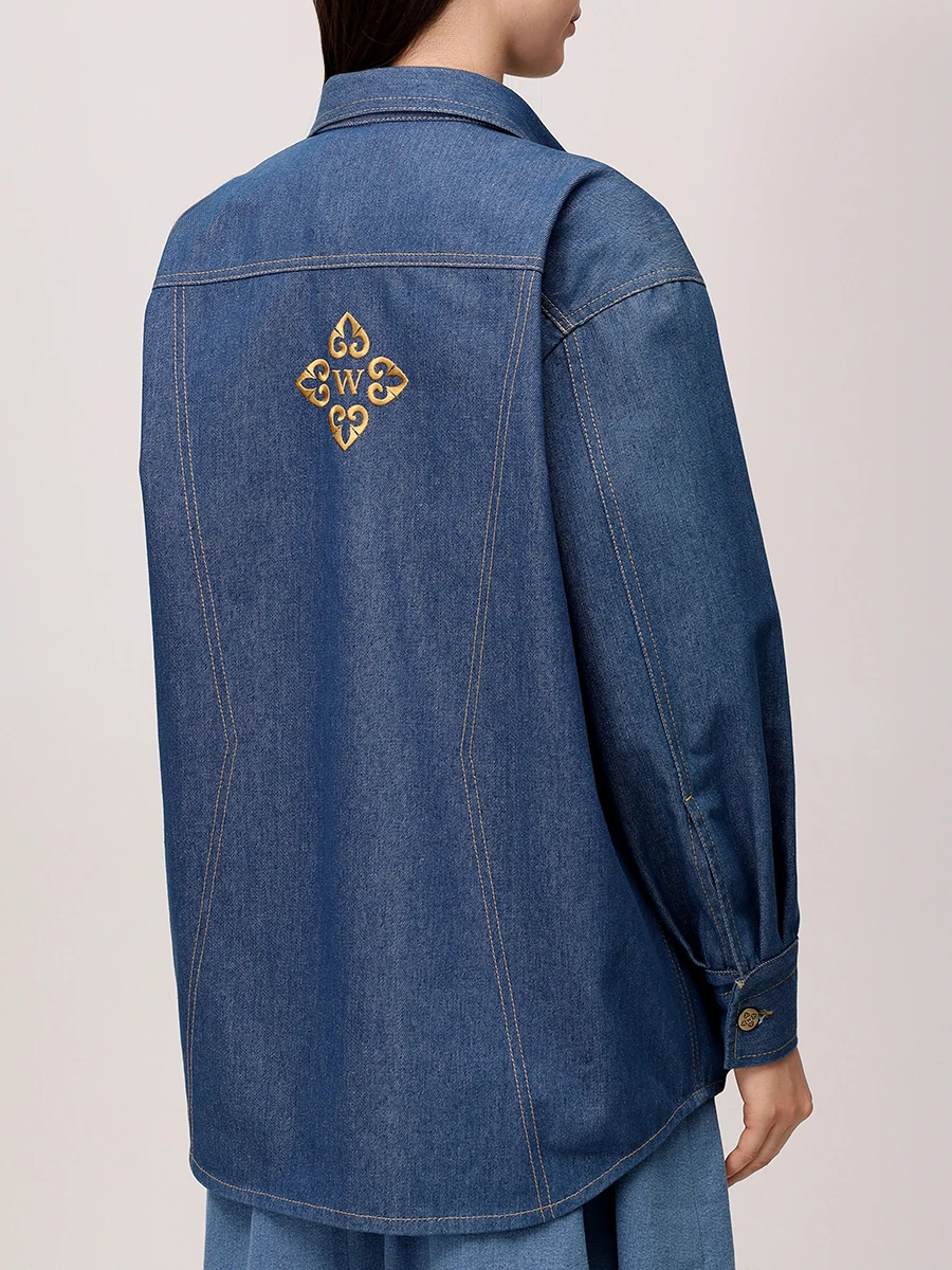 Рубашка джинсовая