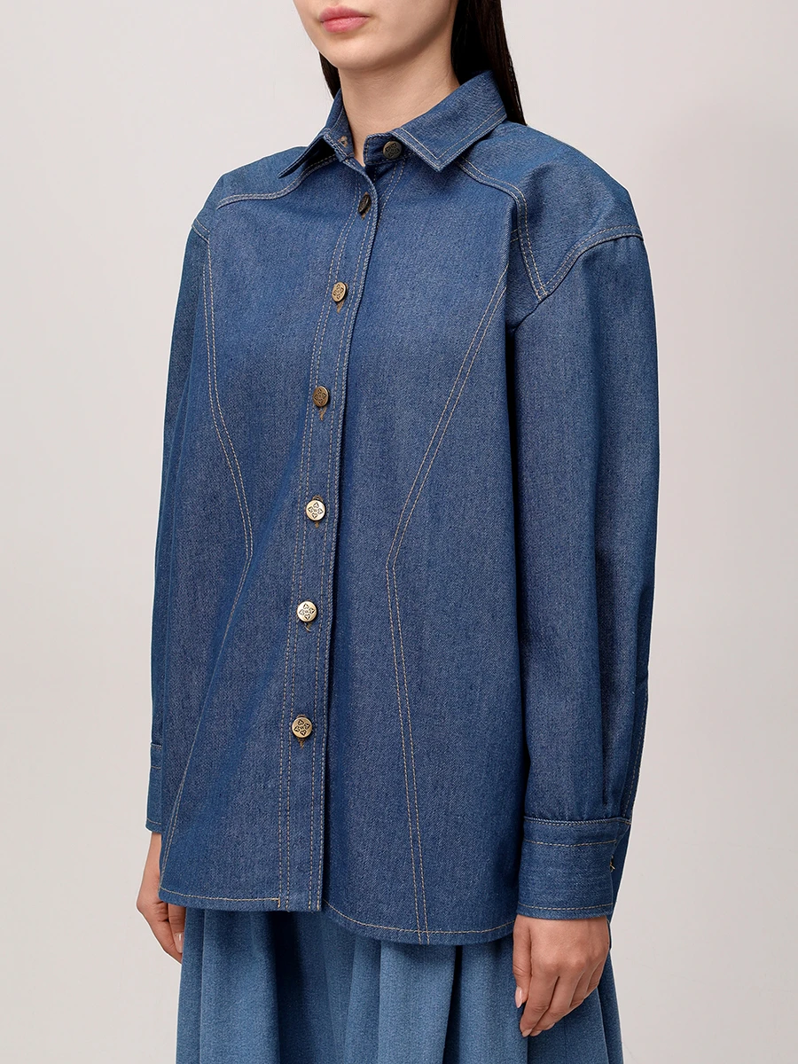 Рубашка джинсовая