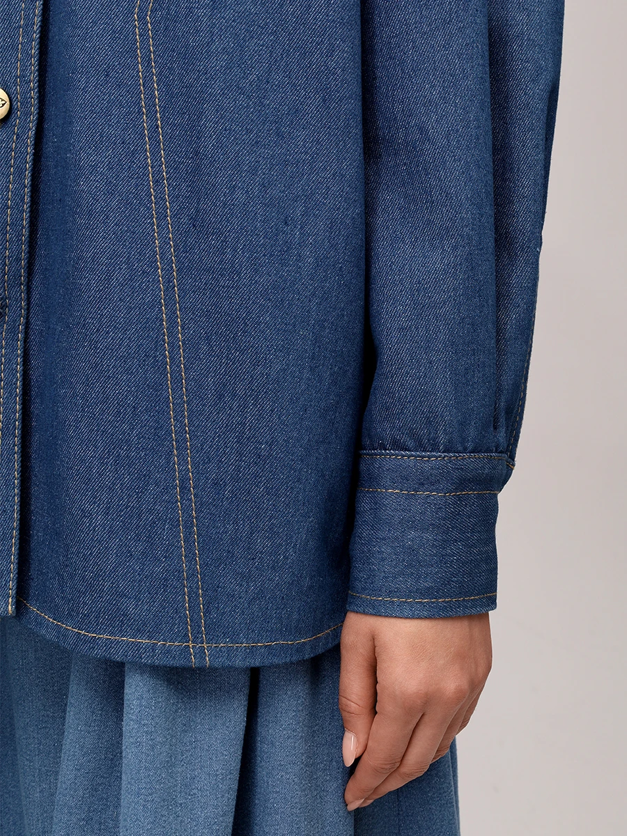 Рубашка джинсовая