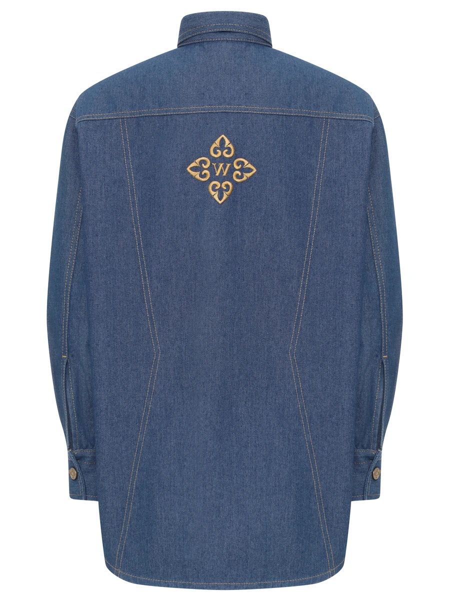 Рубашка джинсовая