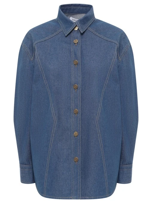 Рубашка джинсовая WHITE LILY