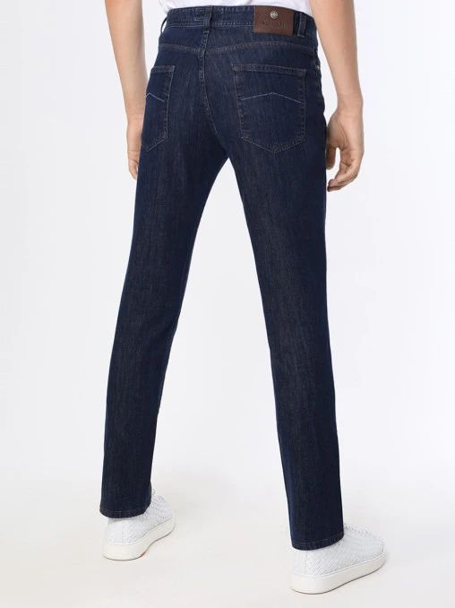 Джинсы Slim Fit хлопковые LUIGI BORRELLI