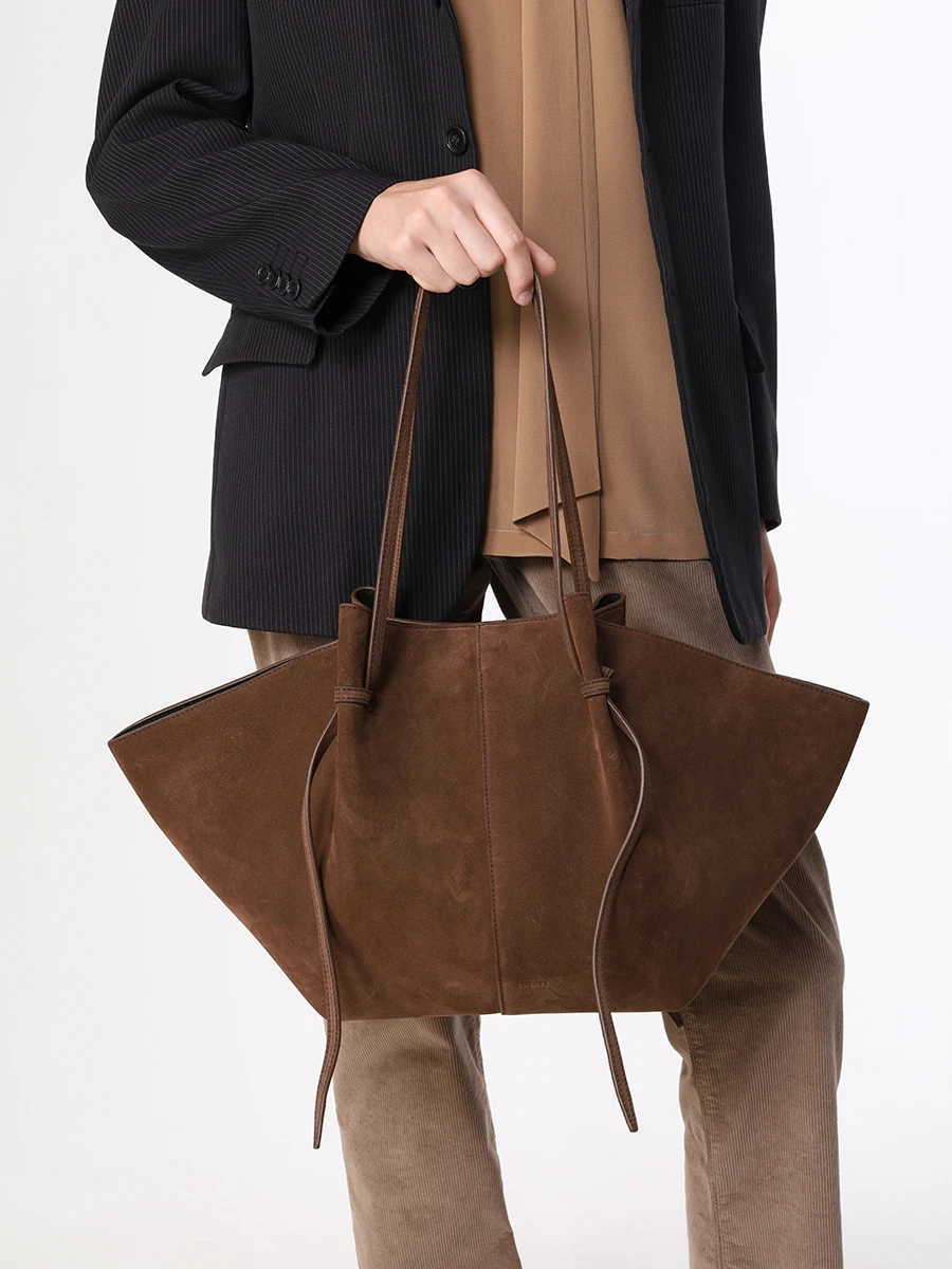 Сумка-тоут замшевая Large Mochi