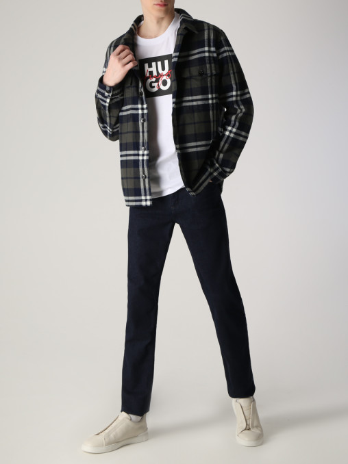 Джинсы Slim Fit хлопковые HUGO