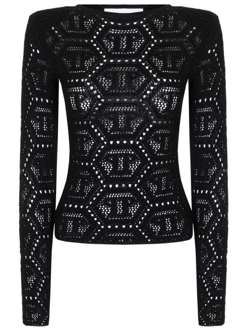 Джемпер с люрексом PHILIPP PLEIN