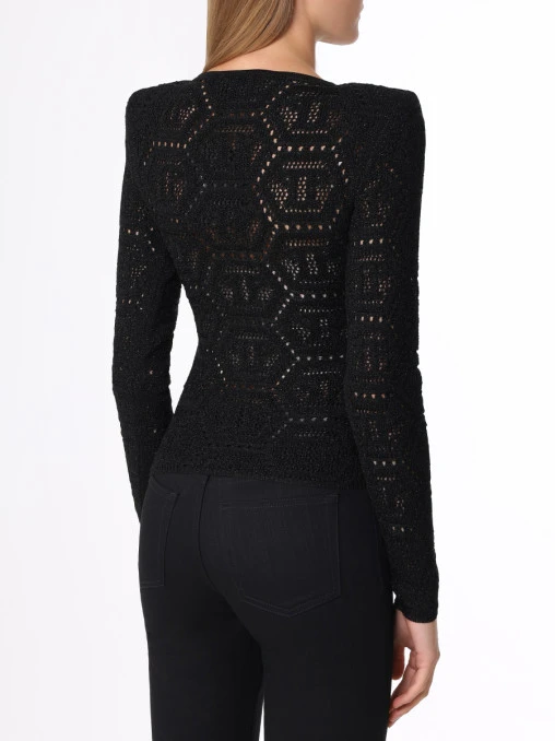 Джемпер с люрексом PHILIPP PLEIN