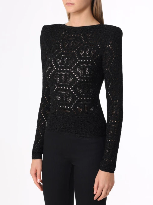 Джемпер с люрексом PHILIPP PLEIN