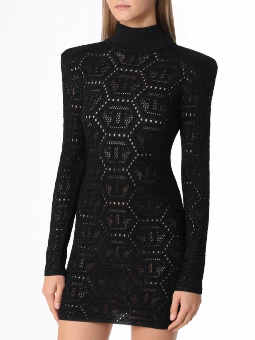 Платье с люрексом PHILIPP PLEIN