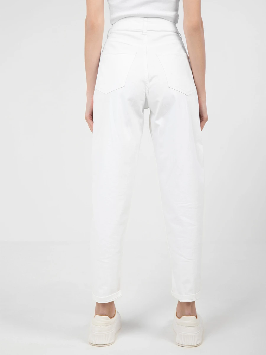 Джинсы Mom Fit хлопковые