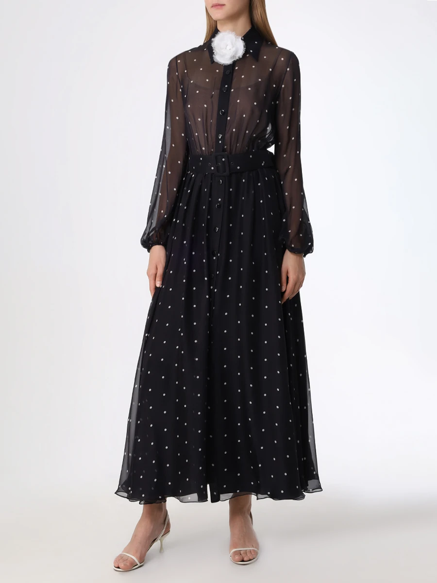 Платье шелковое