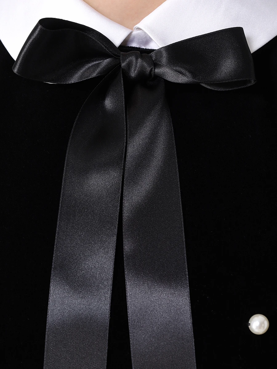 Платье бархатное