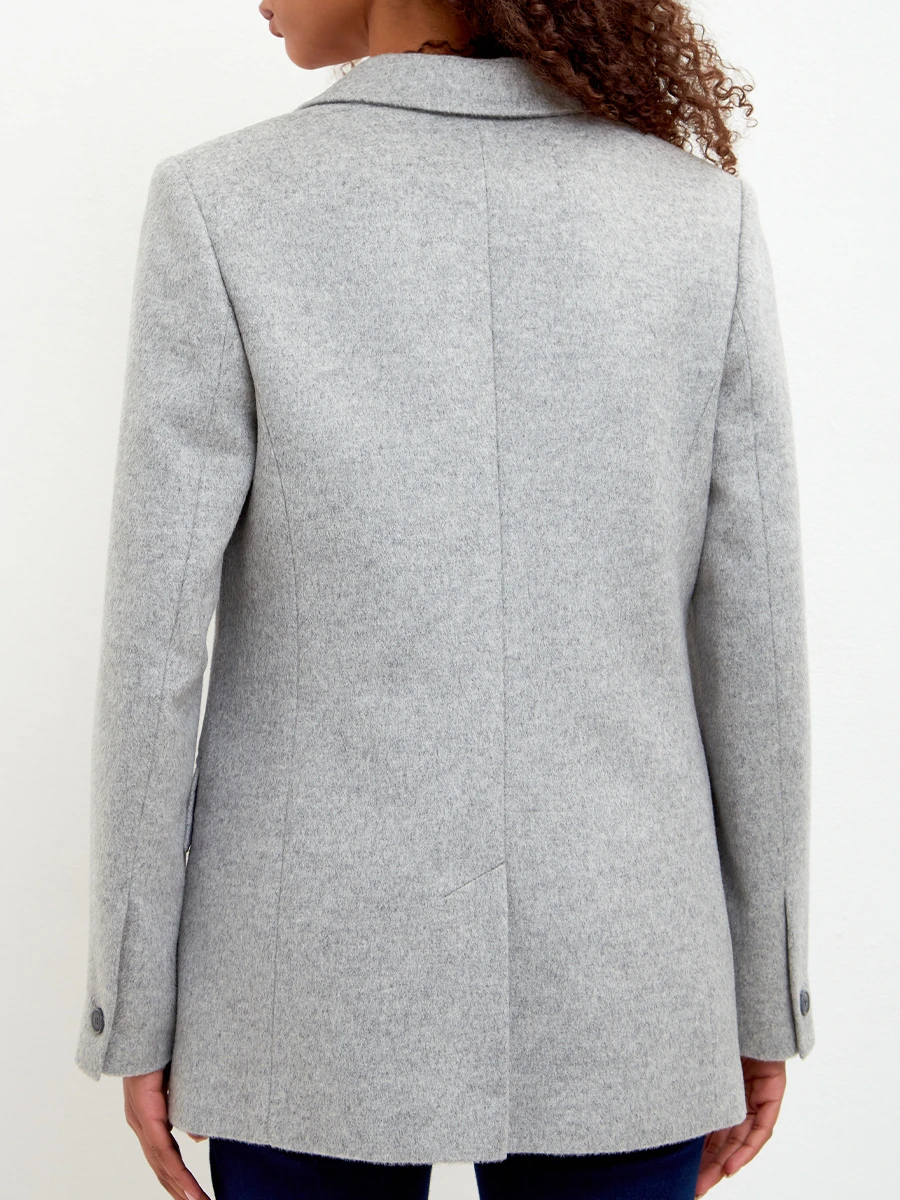 Пиджак из шерсти и вискозы